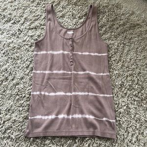 Old Navy Mauve Ribbed Tank Top